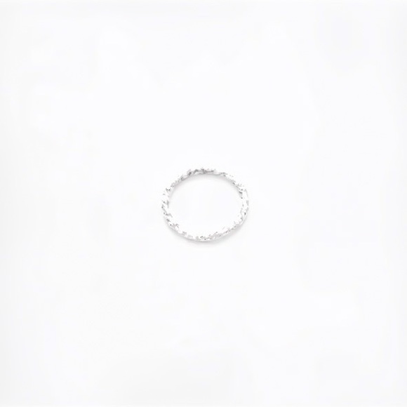 16G Gold, Silver, or Rose Gold Glitter Sparkle Shimmer Septum Ring Piercing Hoop - Picture 2 of 8